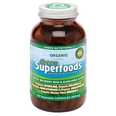 Green Nutritionals Green Superfoods 600mg 120vc